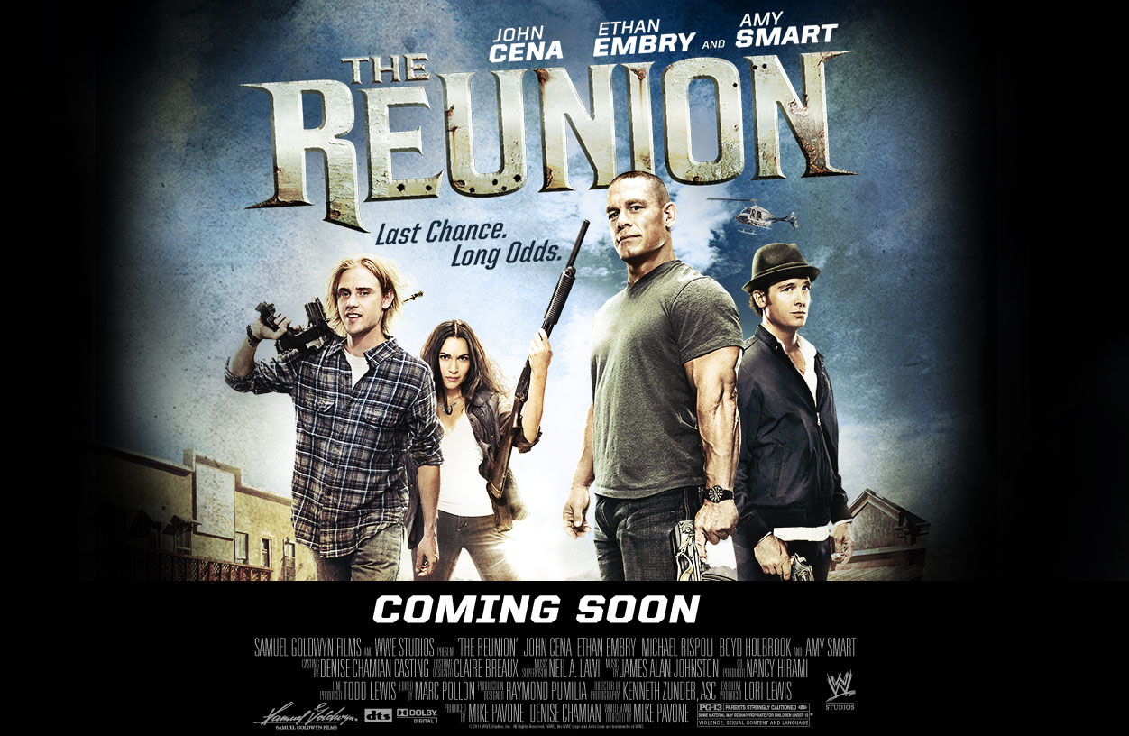 Amy Smart is in John Cena's new movie "The Reunion"